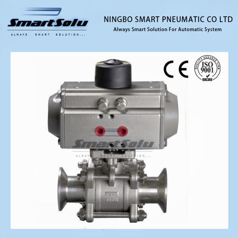 Stainless-Steel-Pneumatic-Ball-Valve-with-Pneumatic-Actuator